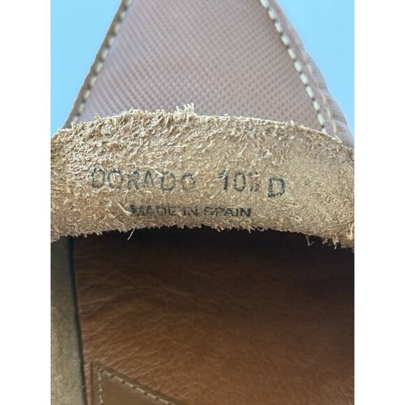 Sandrino Men's Extra Light Camel/Brown Leather‎ Slip-On Casual Loafer Sz 10 1/2 - Picture 9 of 15